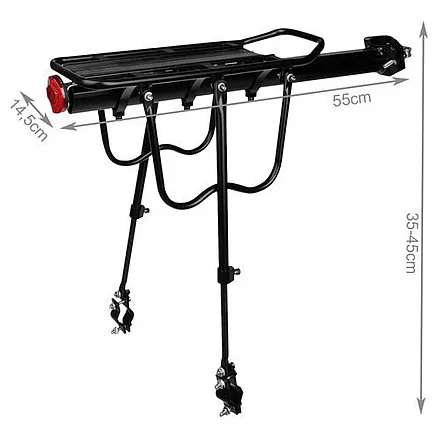 Velosipēda aizmugurējā turētājs sēdekļa balstam