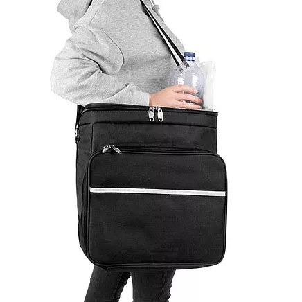 Складной термос для пикника и походов (28 л), черный