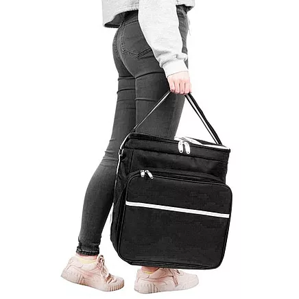 Складной термос для пикника и походов (28 л), черный