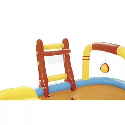 Bestway Детская надувная водная площадка с горкой, бассейном, играми - веселый центр активного отдыха на открытом воздухе 53068