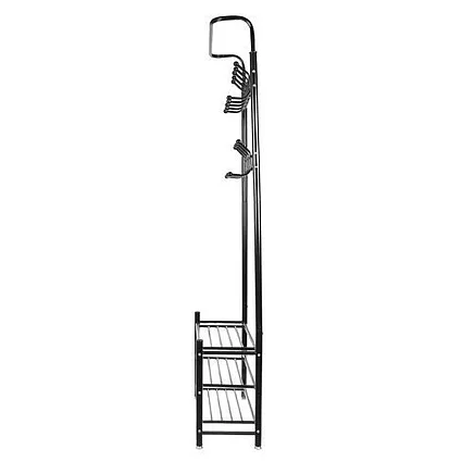 Clothes hanger - stand with shoe shelf 15744