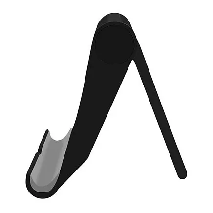 Universāls regulējams telefona turētājs statīvs, melns