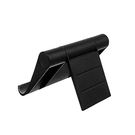 Universāls regulējams telefona turētājs statīvs, melns