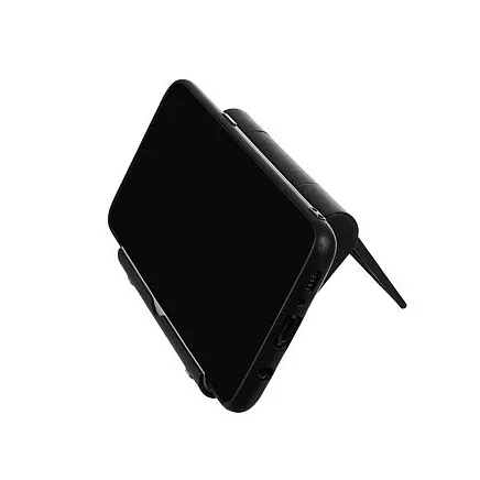 Universāls regulējams telefona turētājs statīvs, melns