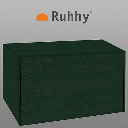 Прочный всесезонный чехол для больших садовых качелей - универсальный полиэтиленовый материал, устойчивый к ультрафиолету и непогоде, с надежными замками, 215x150x145 см, зеленый