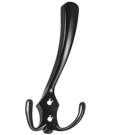 Black wall hanger - set of 5