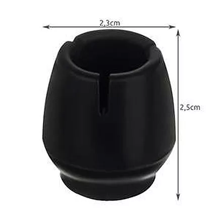 16 упаковок прочных силиконовых колпачков для ножек стульев с войлоком | Анти-царапины, шумоизоляция и водонепроницаемые протекторы для мебели | Подходит для ножек стульев 12-16 мм