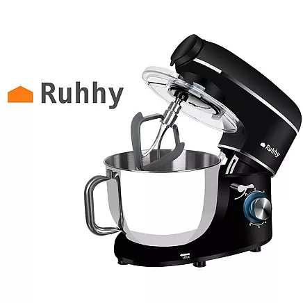 Planetārais virtuves kombains ar blenderi, 6.2 l, 2200 W, melns