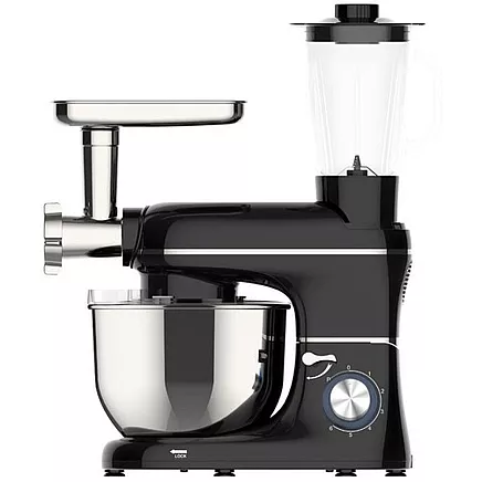 Planetārais virtuves kombains ar blenderi, 6.2 l, 2200 W, melns