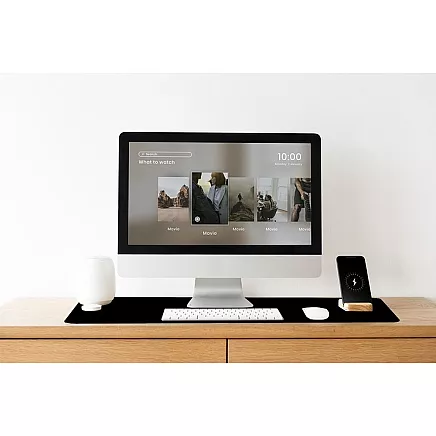 IZOXIS XXL 90 см нескользящий, водонепроницаемый, прочный игровой и офисный коврик для мыши с толстой окантовкой швов и резиновым основанием