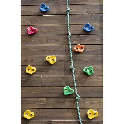 Безопасные и прочные 10-секционные погодоустойчивые скалодромы с легкой сборкой - универсальное, нескользящее детское оборудование для игр на открытом воздухе