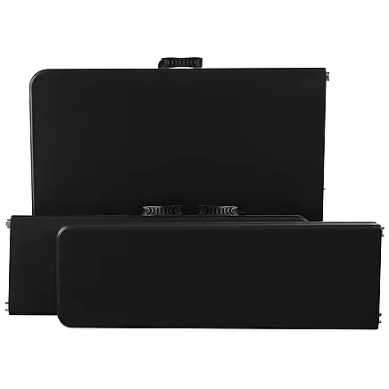 Прочный складной садовый стол и скамейки 180 см на открытом воздухе - устойчивые к погодным условиям, легкая транспортировка, противоскользящие ножки