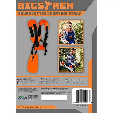 Регулируемая шлейка для газонокосилки ComfortFit - быстрозажимной ремень с защитой бедер и плеч для легкого, удобного и безопасного садоводства