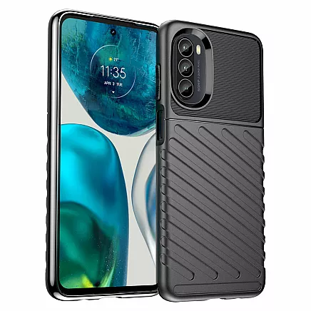 Thunder Case Motorola Moto G82 5G silicone armour case black