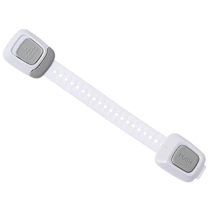 Drošības slēdzene ledusskapju skapjiem, regulēšana, pelēka