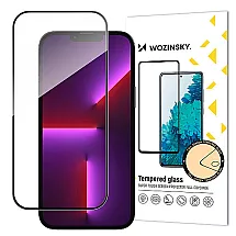 Wozinsky īpaši izturīgs Full Glue rūdīta stikla pilns ekrāns ar rāmi Draudzīgs iPhone 14 Pro melns