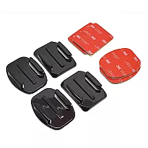 Plakanā un izliektā līmes stiprinājuma komplekts Telesin 3M GoPro (GP-BRK-004)