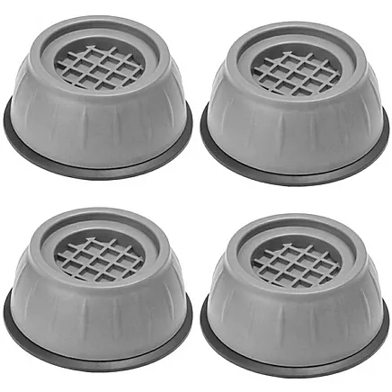 Антивибрационные и антискользящие накладки для бытовой техники: снижение шума и вибрации, повышение устойчивости стиральных машин - 4 шт. Набор с резиновой подложкой