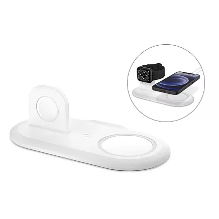 Spigen MagFit Duo lādētājs Apple