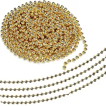 Ziemassvētku Eglīšu Rotājums, Virtene, Zelta Ķēde, Krelles, 5 m