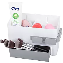 Vannas istabas organizators ar fēna turētāju un atvilktni