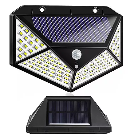 Solar lamp 100 led with twilight movement sensor