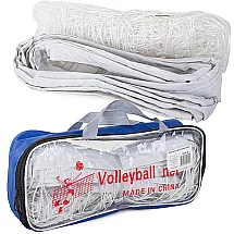 Pludmales volejbola tīkls ar somu 9.5m, Balts