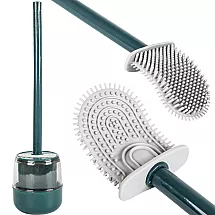 Silicone toilet brush hanging bathroom toilet