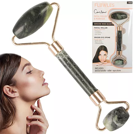 Jade roller face massager