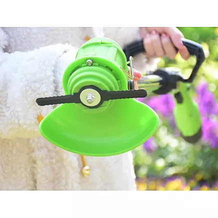 Battery-powered lawnmower mower weeder 2 x power pack