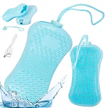 Silikona birste muguras mazgāšanai, ķermeņa masētājs, Dažādas krāsas