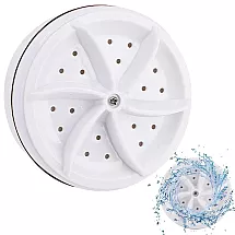 Portatīvā mini veļas mašīna ar USB rotoru, 18 W, ABS plastmasa, balta