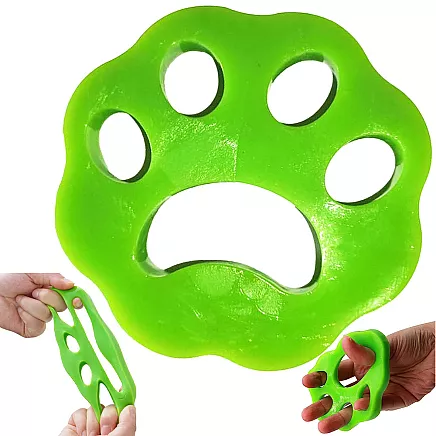 Veļas mašīnas spalvu un pūku savācējs, 2 gab., 9 × 1,5 cm, zaļš un oranžs