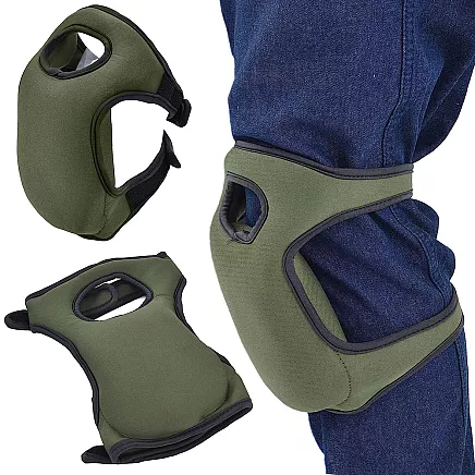 darba putu ceļgalu aizsargspilventiņi zaļi