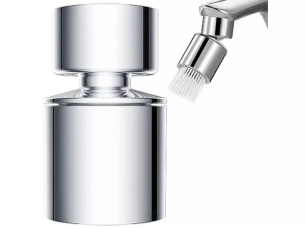 Jaucējkrāna aerators 360° rotējošs, divi strūklas režīmi