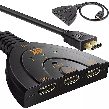 Переключатель HDMI 3-в-1 4K
