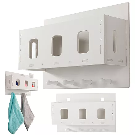 Organiser hanging shelf bathroom cabinet