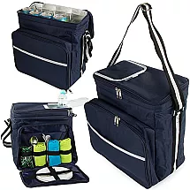 Termiskā piknika soma ar izolāciju, regulējama siksna, 33x33x24 cm