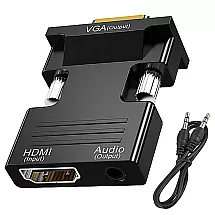 HDMI uz VGA D-Sub audio pārveidotājs
