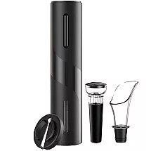 Electric corkscrew wine opener set
