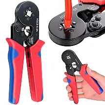 Kabeļu uzgaļu preses instrumentu zaciskotājs 0,25–10mm²