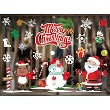 Ziemassvētku Logu Uzlīmes