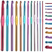 Tamboradatu komplekts tamborēšanai 12 gab., 2-8 mm, maciņā