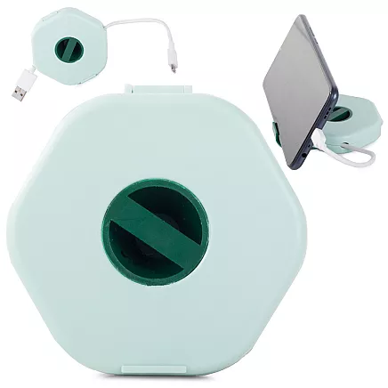 Rotary cable organiser for phone cables