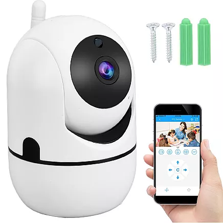 Ip camera wifi electronic nanny swivel hd audio home indoor
