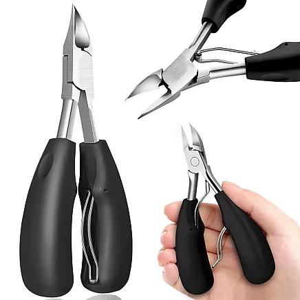 Profesionālās tērauda knaiblītes ieaugušiem nagiem un kutikulām