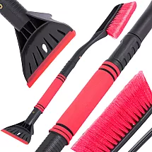 Ledus sniega skrāpis birste automašīnas vējstiklam, 72-86 cm, Dažādas krāsas