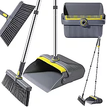 Slaucīšanas komplekts ar garu kātu slota un liekšķere 2in1