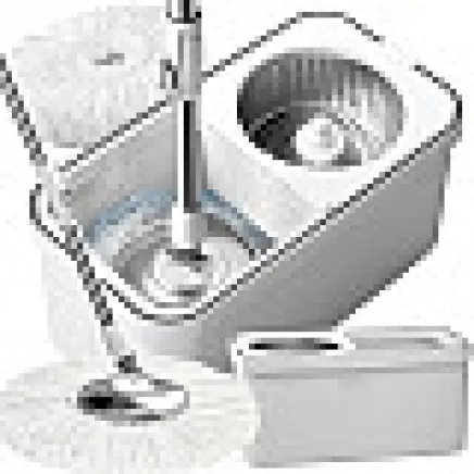 360 spin turbo turble mop washer pack 2 x microfibre pads