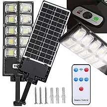 LED Āra Lukturis Lampa ar Saules Paneli, Ielas Nakts Gaisma ar Krēslas un Kustības Sensoru...